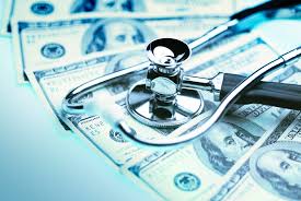 stethoscope and money